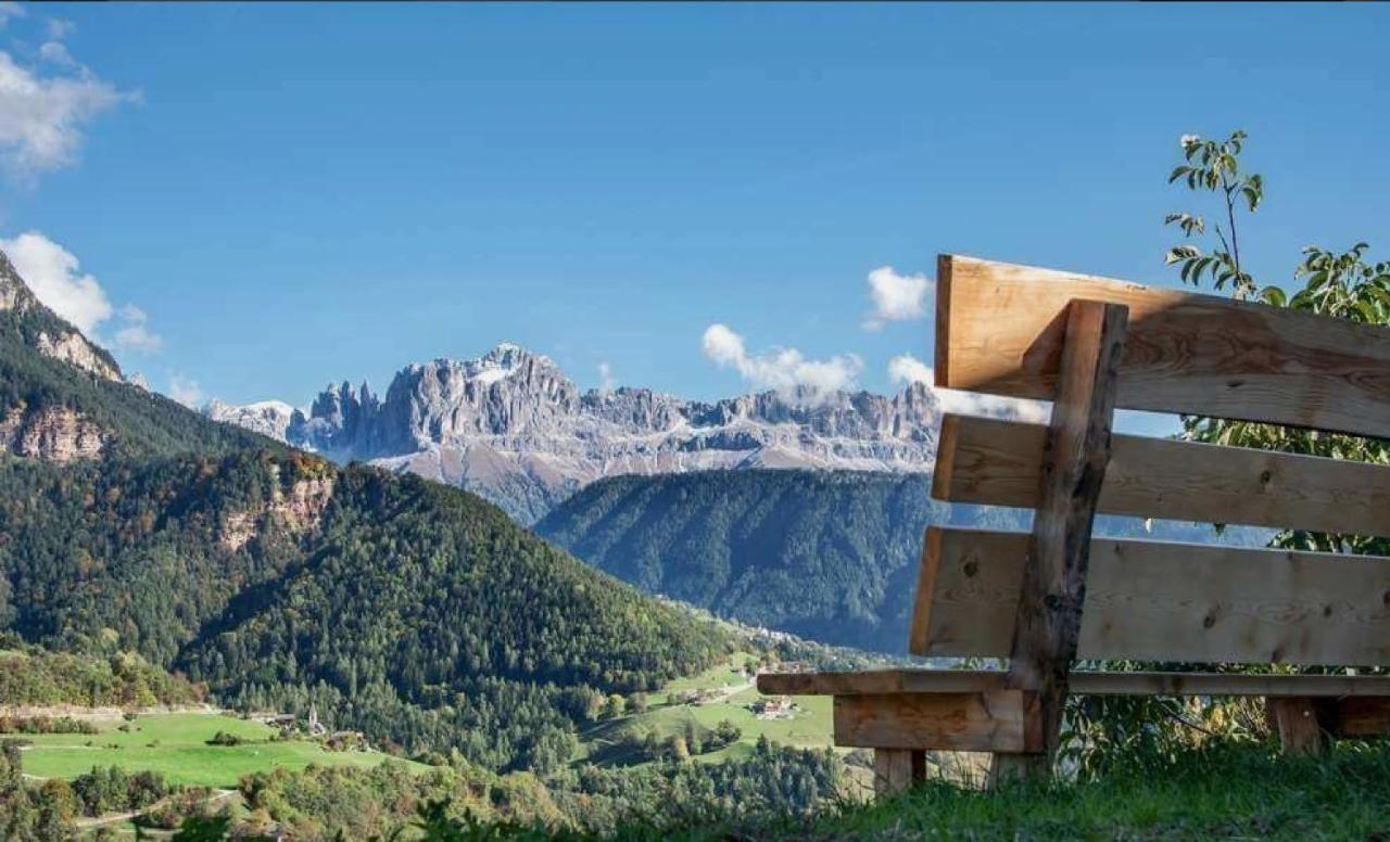 Wohnung Schlern Heigler Hof Collepietra  Bagian luar foto