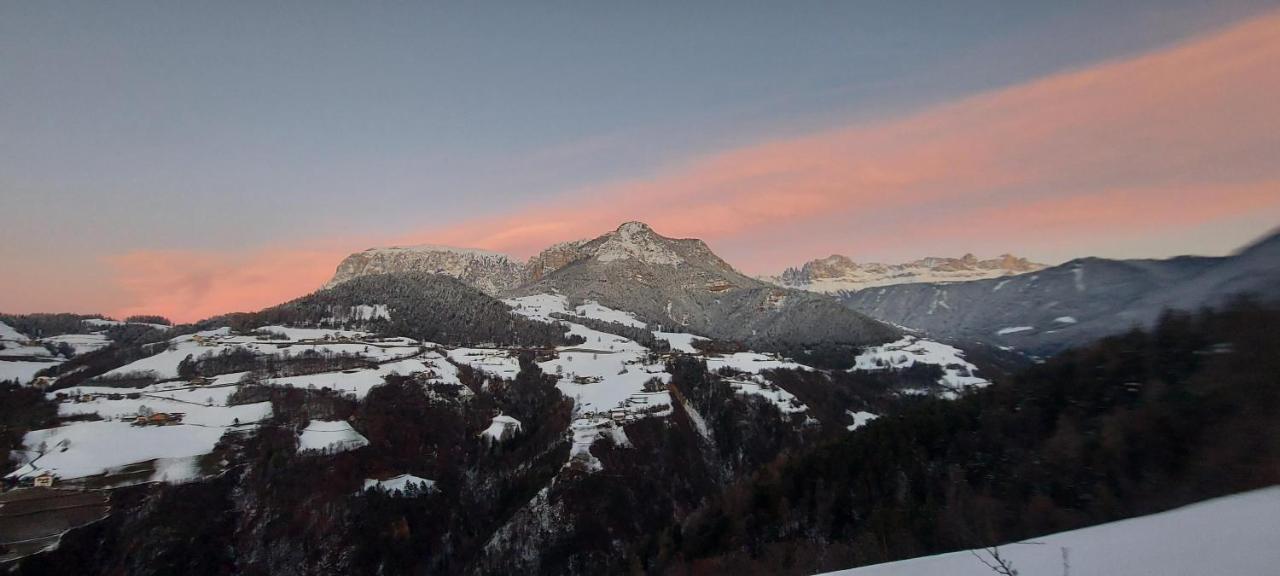 Wohnung Schlern Heigler Hof Collepietra  Bagian luar foto