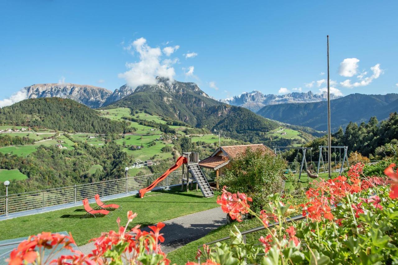 Wohnung Schlern Heigler Hof Collepietra  Bagian luar foto